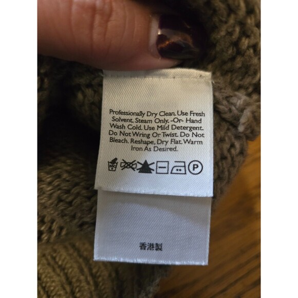 Vintage Eddie Bauer Mens XL Tall Wool Blend Nordic Fair Isle Quarter Zip Sweater - Picture 5 of 7